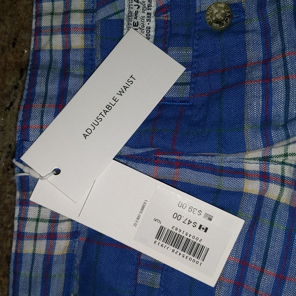 NWT Janie and Jack Plaid Shorts 2T - Picture 3 of 4